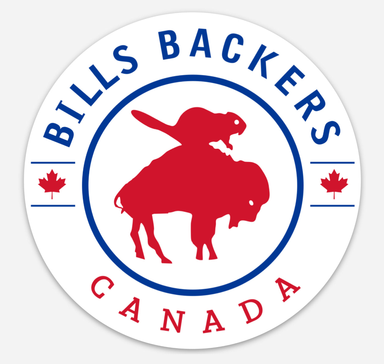 Bills Backers Canada Sticker